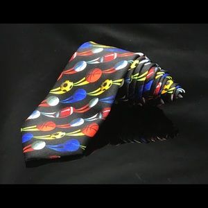 Green Dog Men’s Balls Sports Tie